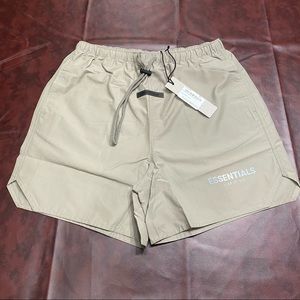 Fear of God ESSENTIALS Volley Shorts SS21 Taupe